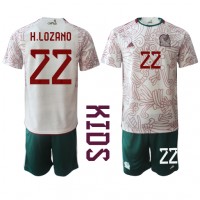 Mexico Hirving Lozano #22 Replica Away Minikit World Cup 2022 Short Sleeve (+ pants)